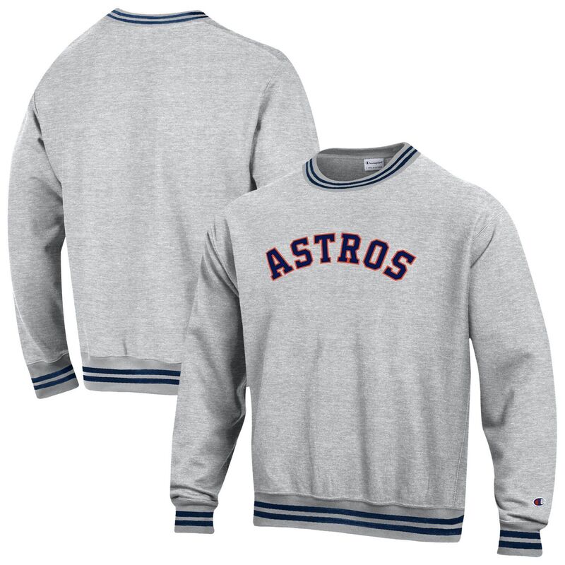 チャンピオン レディース トップス Tシャツ スウェット Men's Champion Heather Gray Houston Astros Reverse Weave Sweatshirt Ast Grey グレー