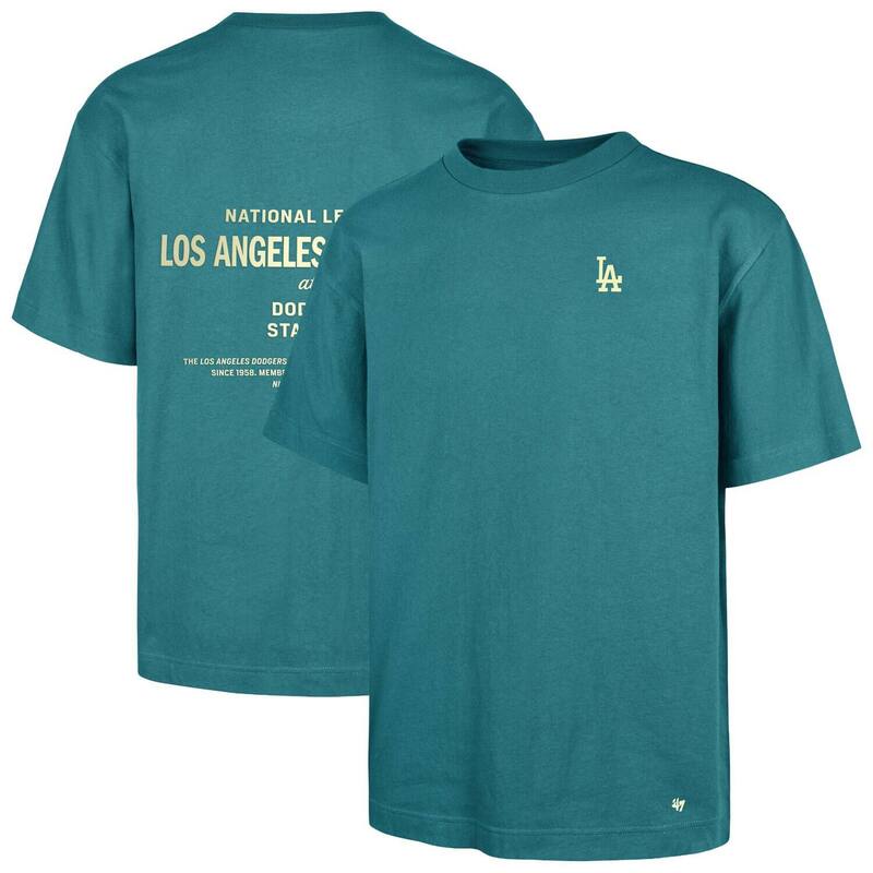 フォーティセブンブランド レディース トップス ティーシャツ 47 Brand Men\u0027s \u002747 Hunter Green Los Angeles Dodgers Leon Foundation T-Shirt Lad Multi マルチ色合い レディースファッション-Tシャツ・カットソー