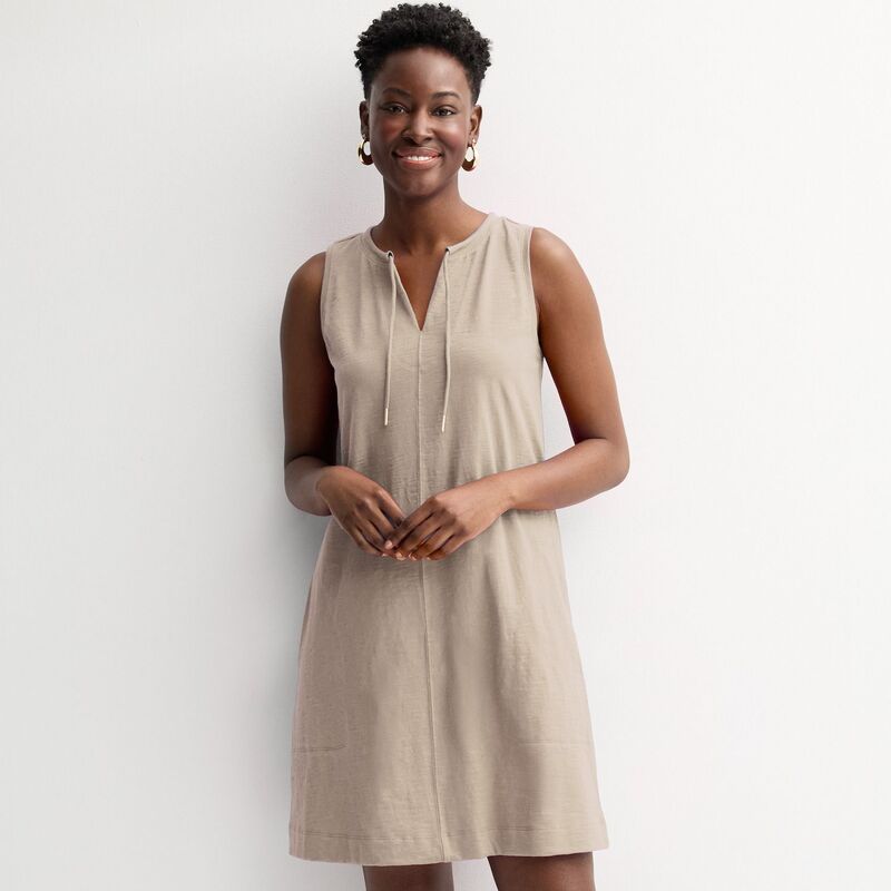 ソノマ レディース トップス ワンピース ニット Women'sonoma Goods For Lifeasy Knitank Dress Mocha Froth モカ