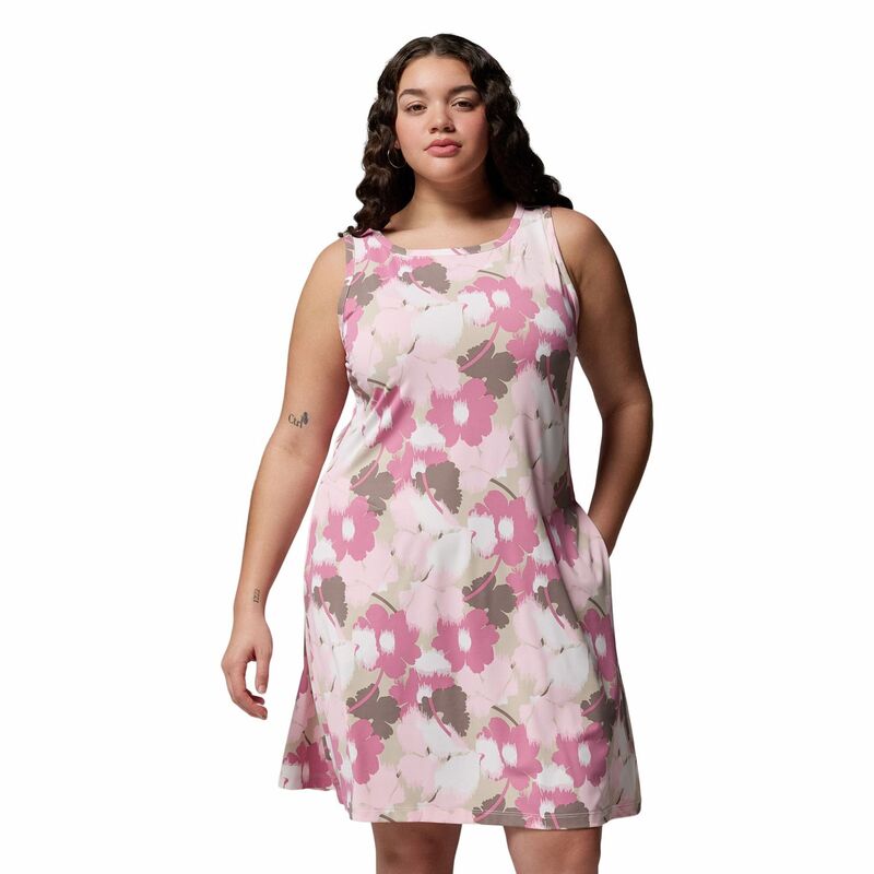 コロンビア レディース トップス ワンピース Women's Columbia Chill River UPF 50 Active Sheath Dress Rosette Ikatbloom