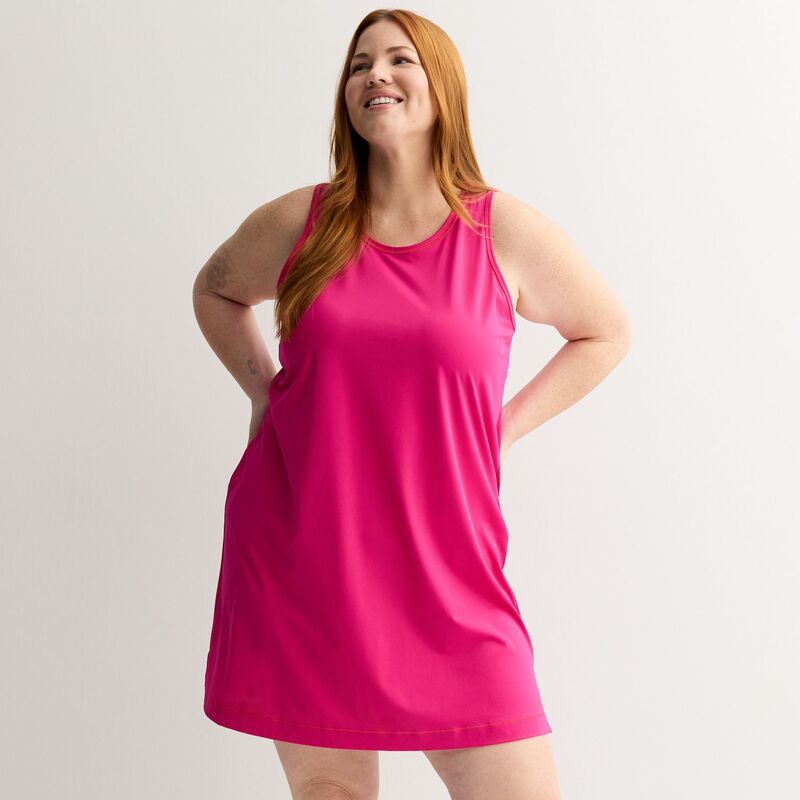 Tek Gear レディース トップス 衣装 つけ加える大きさ メッシュ Plusize Tek Gear Mesh Dress Berry Blitz