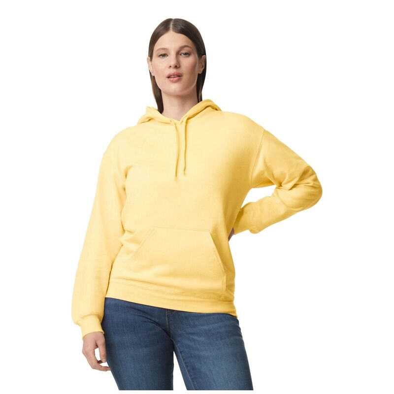 ギルダン レディース トップス ティーシャツ パーカー Gildan Unisex Softstyle Midweight Hoodie Yellow Haze 黄み Tシャツ・カットソー-トップス-レディースファッション