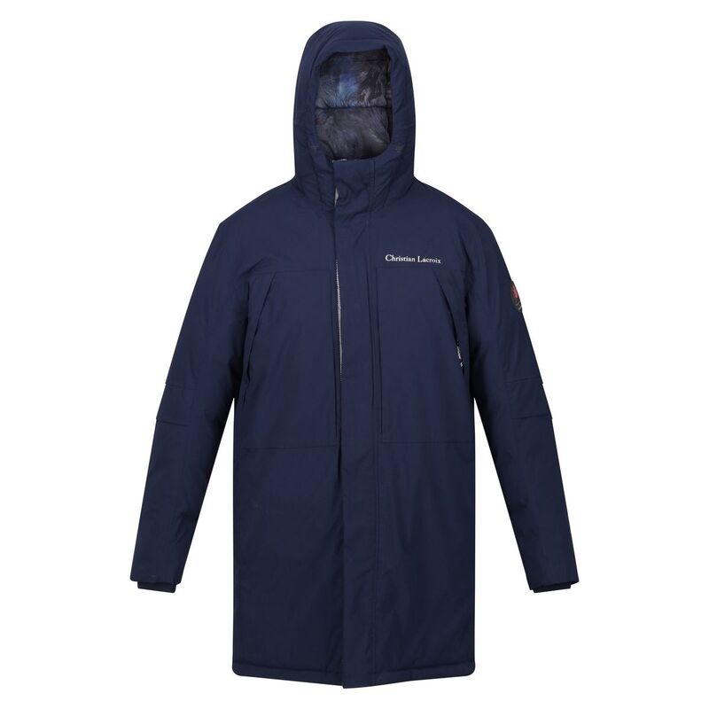 【送料無料】 レガッタ レディース ジャケット・ブルゾン アウター Regatta Mens Christian Lacroix Padded Long Waterproof Jacket Navy