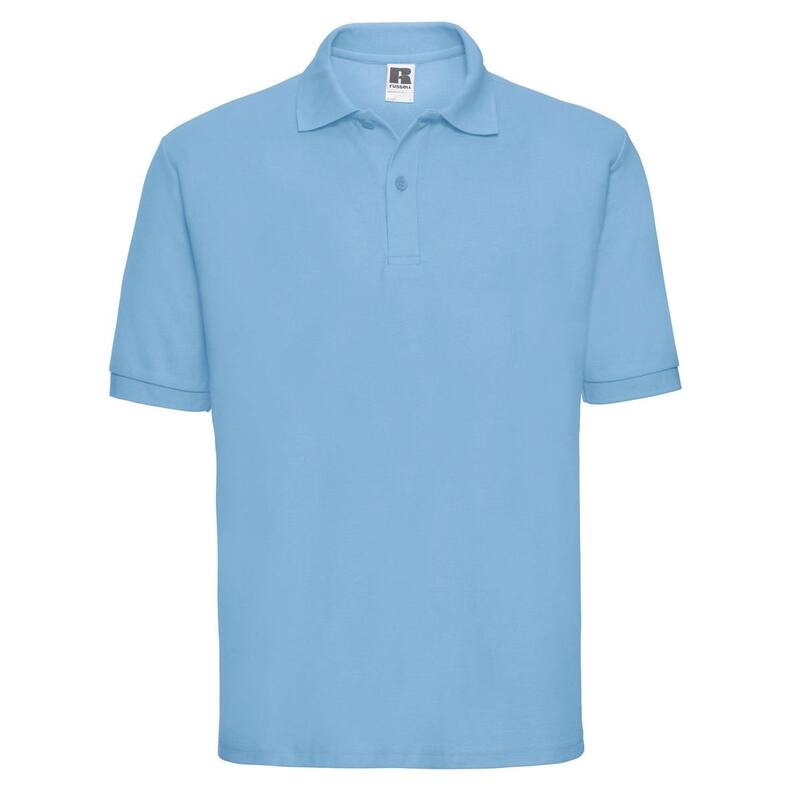 ラッセルアスレチック レディース トップス Tシャツ ポロシャツ コットン Russell Athletic Russell Mens Polycotton Pique Polo Shirt Sky Blue ブルー