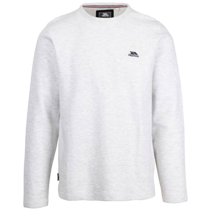 トレス通行手形 レディース アウター 編み物・プルオーバー 流汗 プルオーバー Trespass Mens Calverley Sweatshirt Off White Marl 象牙色 トップス-セーター-ニット・セーター