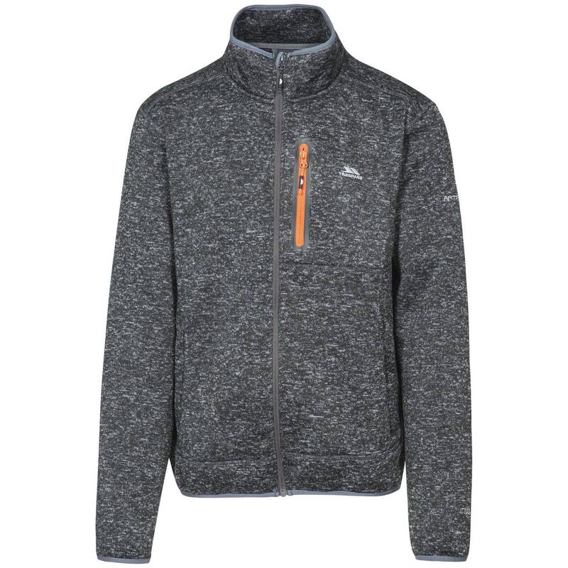 トレスパス レディース アウター ジャケット・ブルゾン フリース Trespass Mens Bingham Fleece Jacket Black Marl ブラック｜ReVida 店
