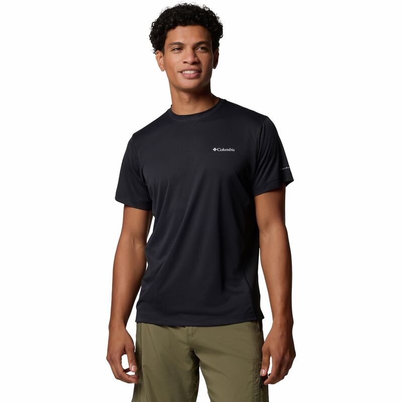 コロンビア レディース トップス Tシャツ Men's Columbia Zero Rules Light Short Sleeve Shirt Black ブラック