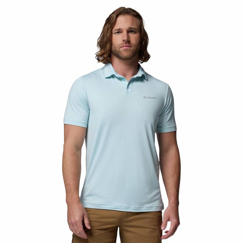 コロンビア レディース トップス Tシャツ ポロシャツ Men's Columbia Parsons Point Polo Short Sleeve Shirt Marine Lightrnql Blu