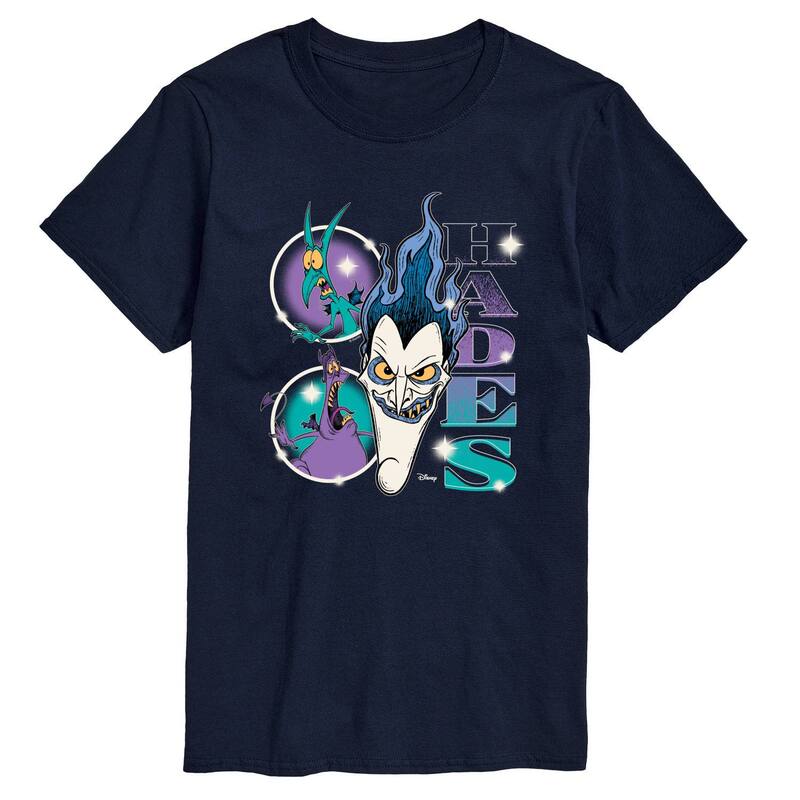 ディズニー レディース トップス Tシャツ トール グラフィック Big & Tall Disney Villains Hades Graphic Tee Navy ネイビー