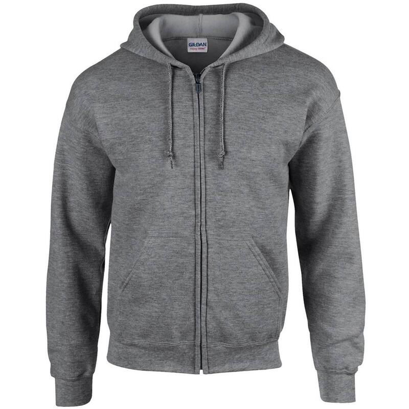 ギルダン レディース トップス Tシャツ パーカー Gildan Mens Heavy Blend Full Zip Hoodie Graphite Heather グラファイト|ReVida 店