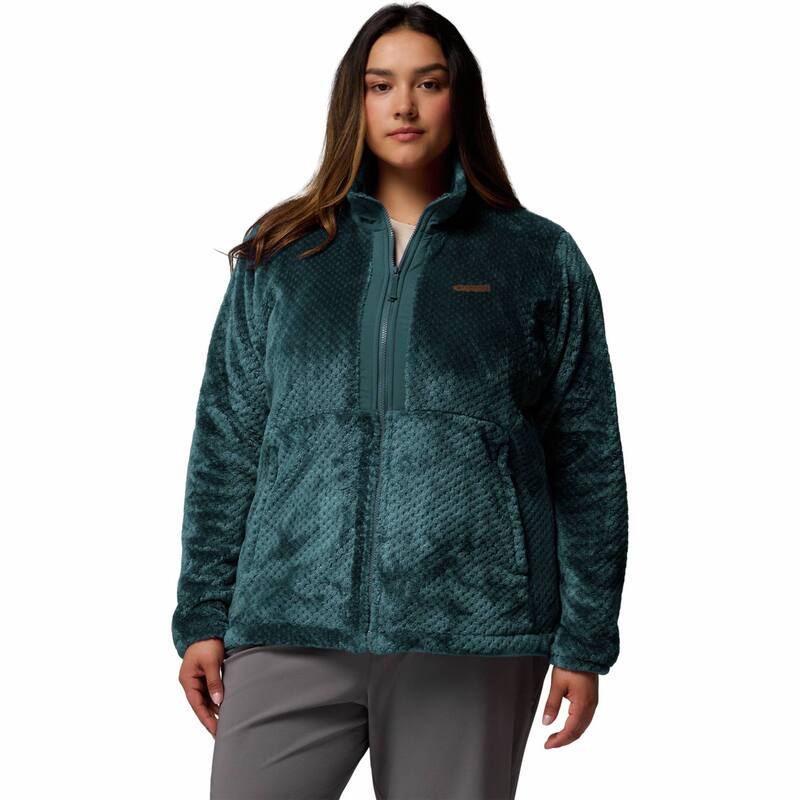 【送料無料】 コロンビア レディース ジャケット・ブルゾン アウター Plus Size Columbia Fire Side III Full Zip Jacket Everblue