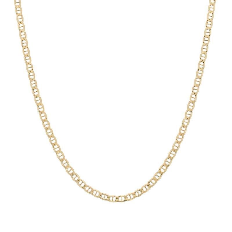 アンブランデッド レディース アクセサリー ネックレス・チョーカー・ペンダントトップ レース Unbranded Men's 14k Gold 3.20 mm Semi-Solid Anchor Link Chainecklace 14k Gold ゴールド｜ReVida 店