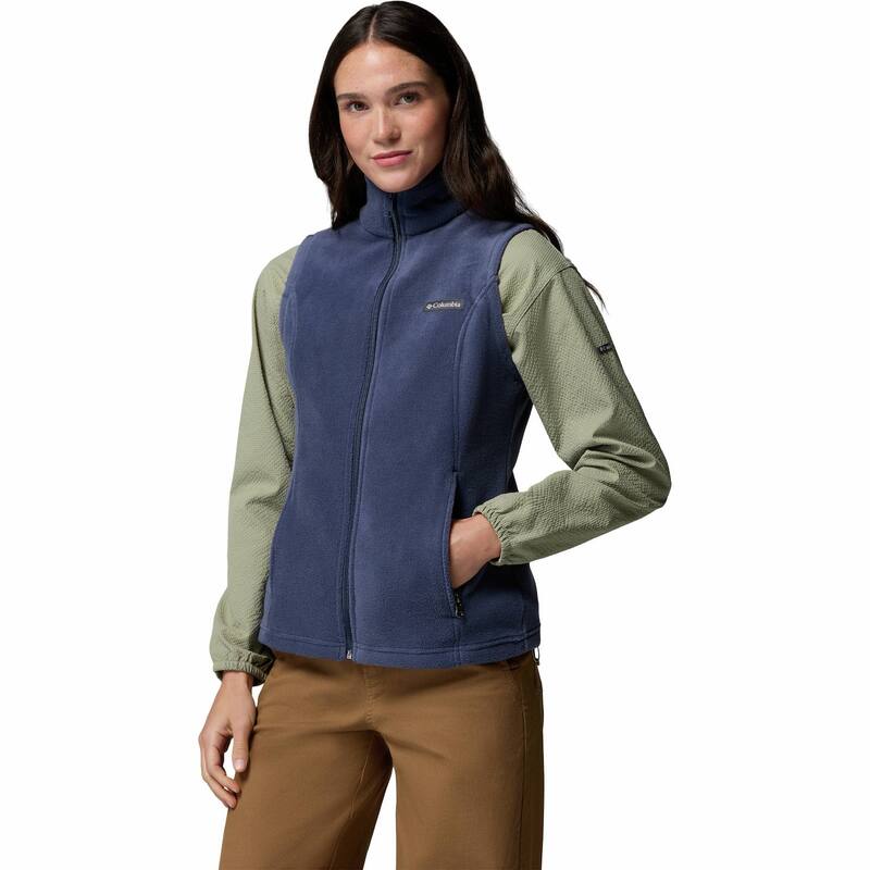 コロンビア レディース アウター ジャケット・ブルゾン プチ ベスト フリース Petite Columbia Benton Springs Fleece Vest Nocturnal