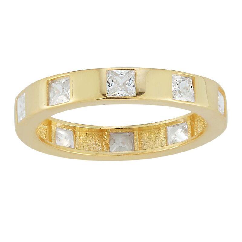 Sunkissed Sterling レディース アクセサリー リング Sunkissed Sterling Cubic Zirconia Band Ringold Tone ゴールド