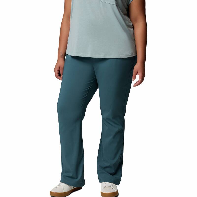 コロンビア レディース ボトムス 心地好いズボン下 ブーツとり捨てる ブーツ Women\u0027s Columbiall Seasons Bootcut Pants II Everblue