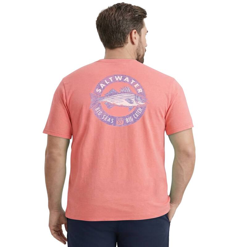 アイゾッド レディース トップス Tシャツ トール グラフィック Big & Tall IZOD Saltwater Short Sleeve Graphic Tee Rose Navy ネイビー