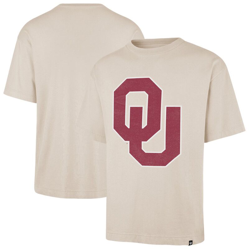 フォーティセブンブランド レディース トップス プルオーバー 47 Brand Men\u0027s \u002747 Cream Oklahoma Sooners Ravine Foundation T-Shirt Okl Beige ベージュ