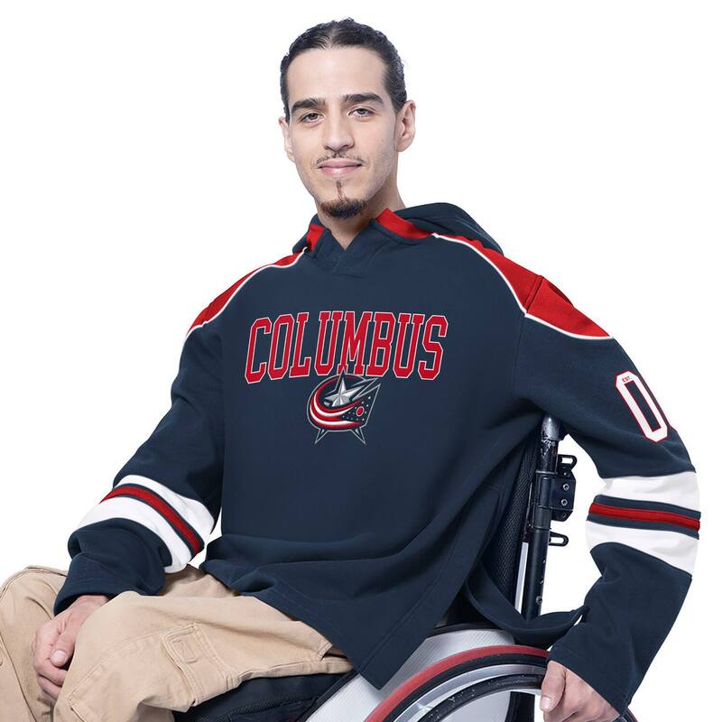 カール バンクス レディース トップス Tシャツ スウェット ジャケット Men's G-III Sports by Carl Banks Navy Columbus Blue Jackets Adaptive Wear Lord Stanley Hooded Long Sleeve Sweatshirt Blj Navy ネイビー