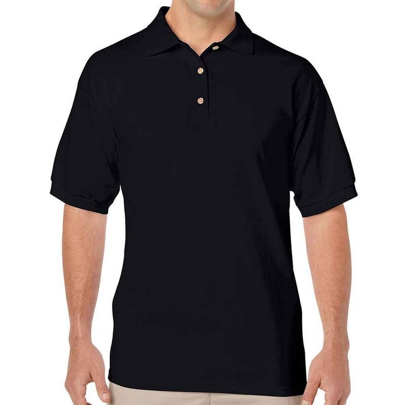 ギルダン レディース トップス Tシャツ ポロシャツ Gildan Mens DryBlend Polo Shirt Black ブラック