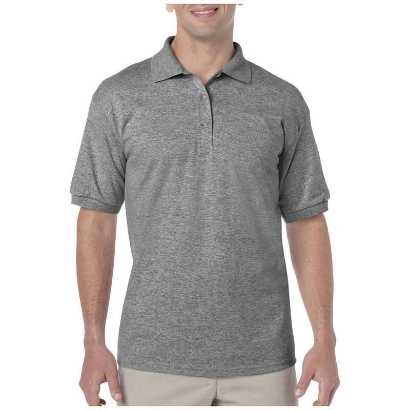 ギルダン レディース トップス Tシャツ ポロシャツ Gildan Mens DryBlend Polo Shirt Graphite Heather グラファイト｜ReVida 店