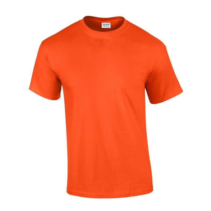 ギルダン レディース トップス Tシャツ コットン Gildan Mens Ultra Cotton T-Shirt Orange オレンジ