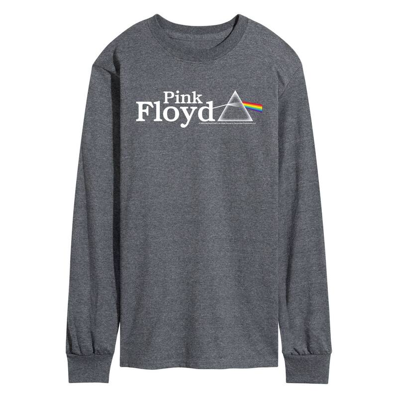 アニメキャラクター レディース トップス Tシャツ グラフィック Licensed Character Men's Pink Floyd The Dark Side of the Moon Long Sleeve Graphic Tee Heather Charcoal チャコール 7,336円
