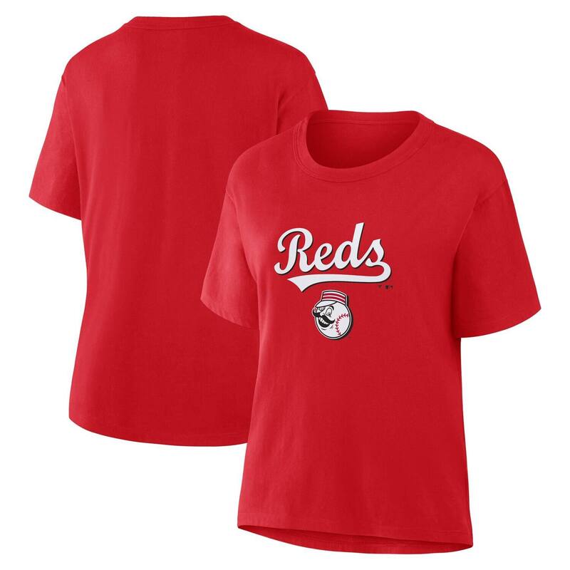 ファナティクス レディース トップス Tシャツ Women's Fanatics Red Cincinnati Reds Lockup Legacy T-Shirt Red レッド