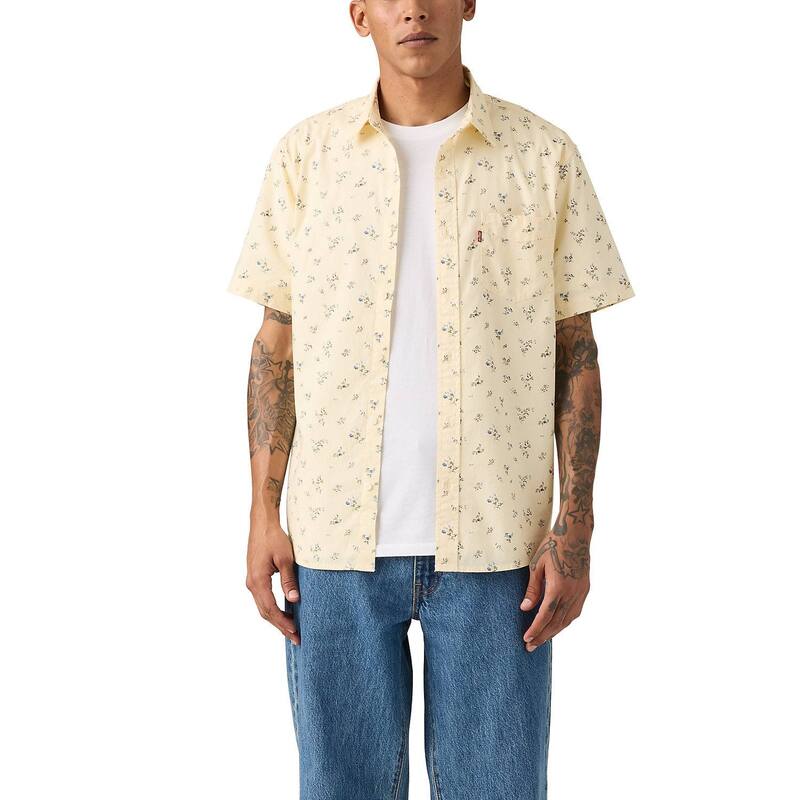 リーバイス レディース トップス Tシャツ ダウン Men's Levi's Classic Fit Short Sleeve Button-Down Shirt Yellow イエロー