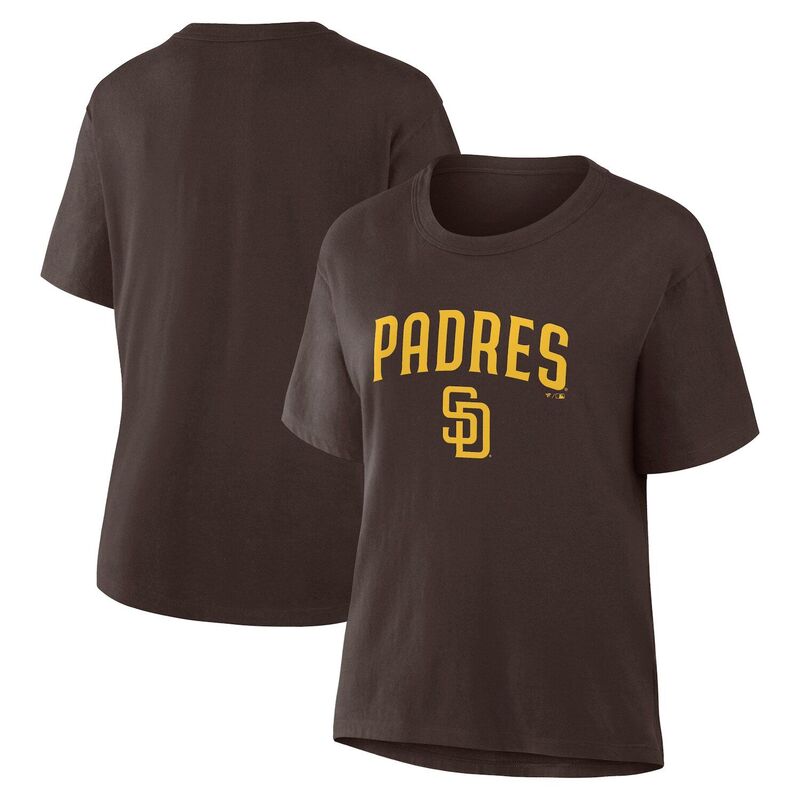 ファナティクス レディース トップス Tシャツ Women's Fanatics Brown San Diego Padres Lockup Legacy T-Shirt Pad Brown ブラウン|ReVida 店