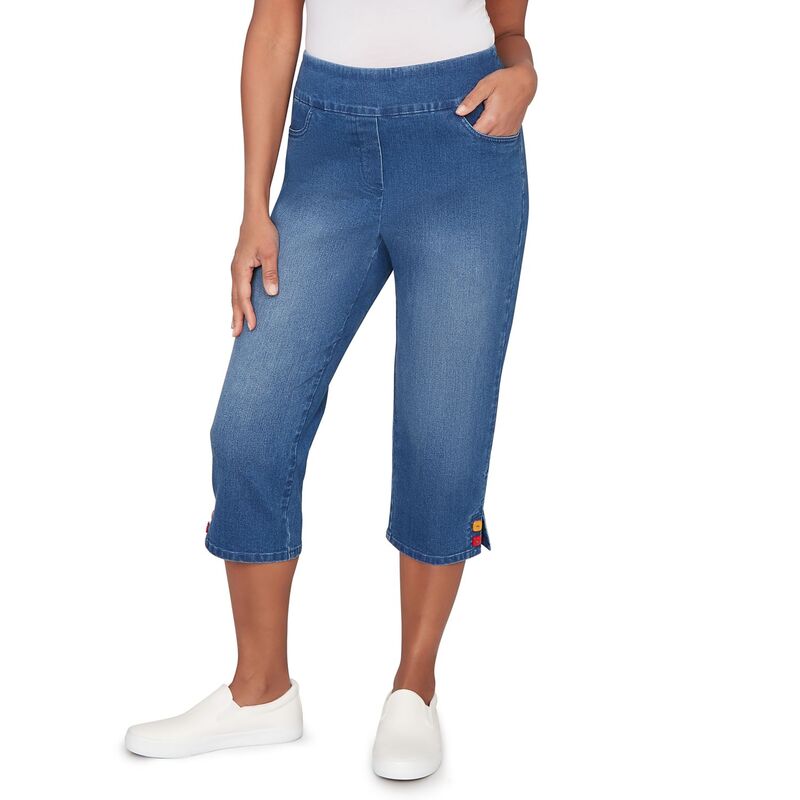アルフレッド ダナー レディース ボトムス カジュアルパンツ デニム キャップ Women's Alfredunner Super Stretch Denim Capri Pants Indigo インディゴ｜ReVida 店