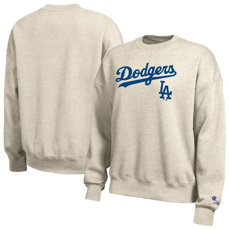 はやりっ子 レディース トップス プルオーバー 流汗 Women\u0027s Champion Oatmealos Angeles Dodgers All Star Sweatshirt Lad Multi マルチ色つや