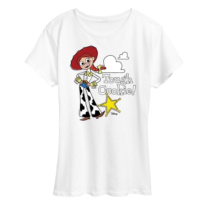 ディズニー ピクサー レディース トップス Tシャツ グラフィック Women's Disney / Pixar's Toy Story Jessie Tough Cookie! Graphic Tee White ホワイト