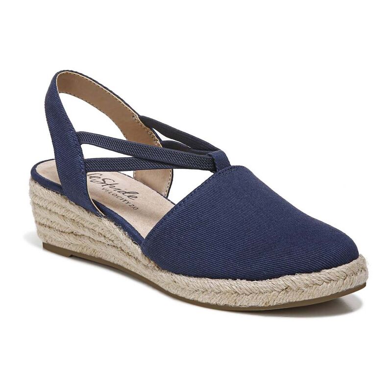 ライフストライド レディース シューズ サンダル LifeStride Katrina 2 Women's Wedges Navy ネイビー