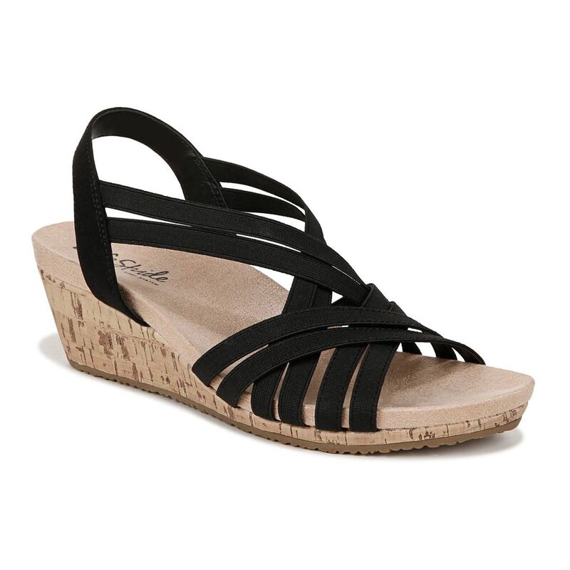 ライフストライド レディース シューズ サンダル LifeStride Mallory Women'strappy Wedges Black ブラック 16,186円