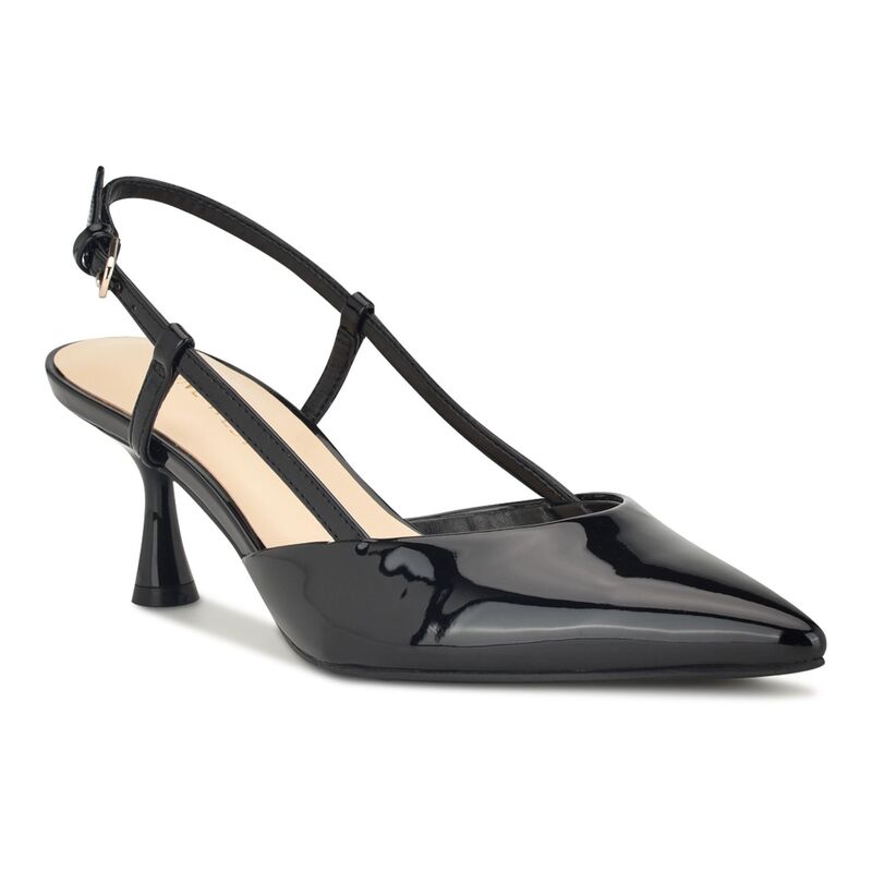 ナインウェスト レディース シューズ パンプス Nine West Rowen Women'slingback Dress Pumps Black 002 ブラック｜ReVida 店