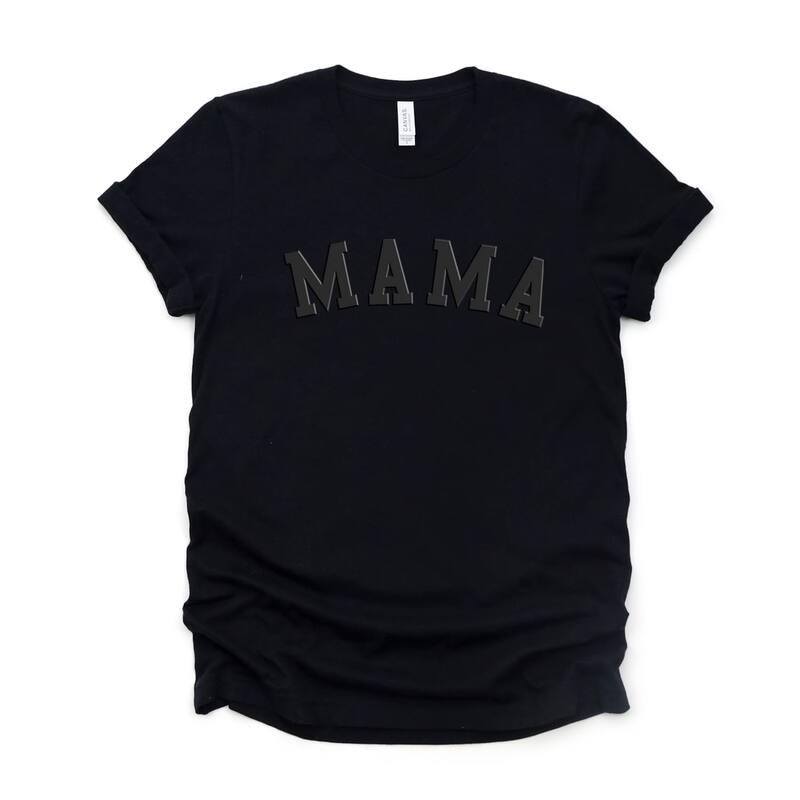 Simply Sage Market レディース トップス Tシャツ プリント グラフィック Simply Sage Market Mama Bold Puff Print - Women'short Sleeve Graphic T-Shirt Black ブラック