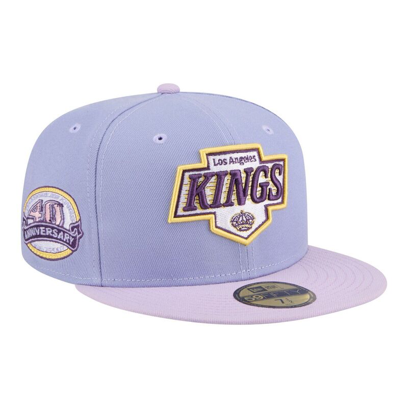 ニューエラ レディース アクセサリー 帽子 Men's New Era Light Purple/Purple Los Angeles Kings Lavender Bloom 59FIFTY Fitted Hat Kgs Lt Pur パープル