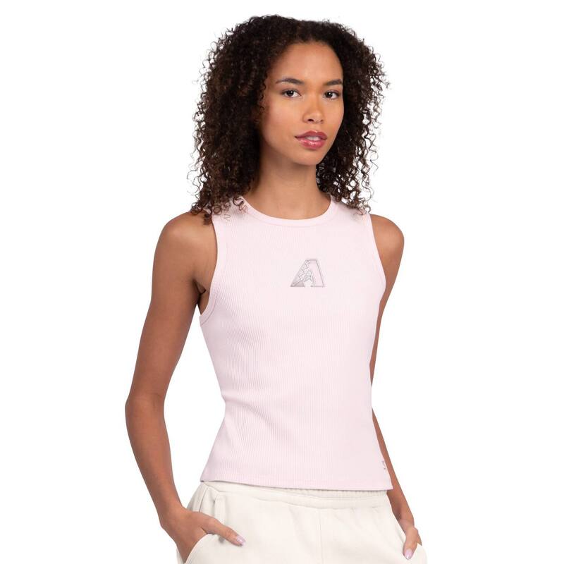 クランク レディース トップス プルオーバー 肋材 Women\u0027starter Light Pink Arizona Diamondbacks Pastels Ribbed Tank Top Dbk Light サクラ色