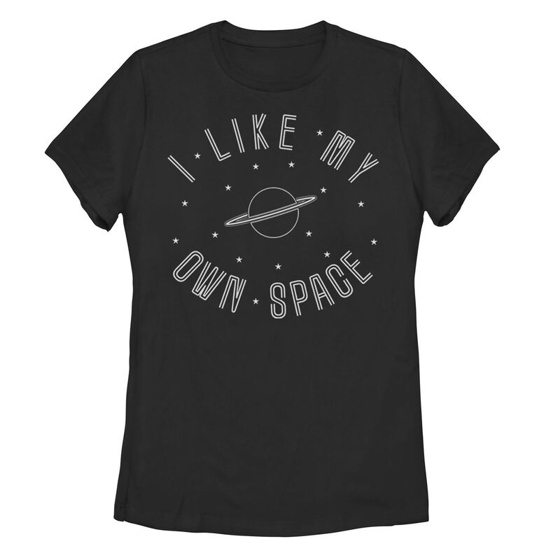 アンブランデッド レディース トップス Tシャツ グラフィック Unbranded Juniors' I Like My Own Space Graphic Tee Black ブラック