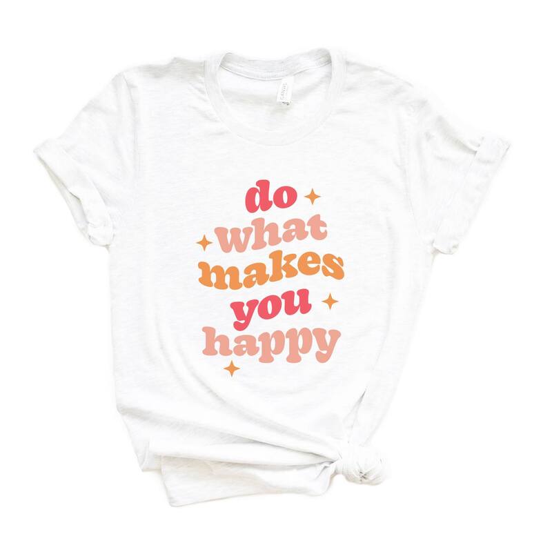 Simply Sage Market レディース トップス Tシャツ グラフィック Simply Sage Market Makes You Happy Starshort Sleeve Graphic Tee White ホワイト 7,884円