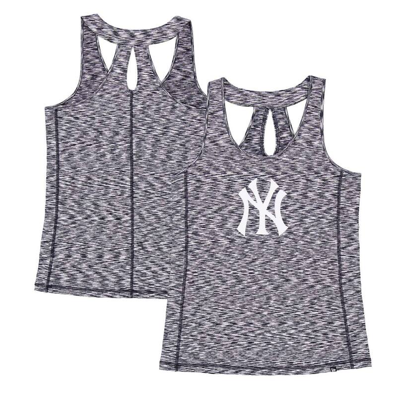 ニューエラ レディース トップス Tシャツ Women's New Era Navy New York Yankeespace Dye Keyhole Back Tank Top Ynk Navy ネイビー