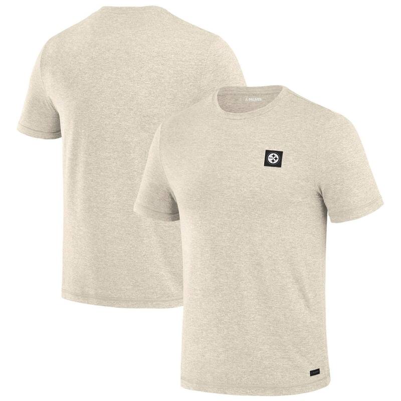 アンブランデッド レディース トップス プルオーバー 落ちこむ Unbranded Men\u0027s J. Palmer Cream Pittsburgh Steelers Four Down T-Shirt Stl Beige ベージュ