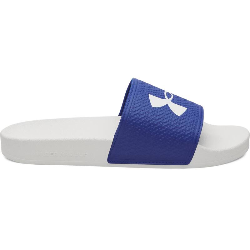 アンダーアーマー レディース シューズ サンダル Under Armour ARMR Men'slip-On Comfort Slides Royal White ホワイト