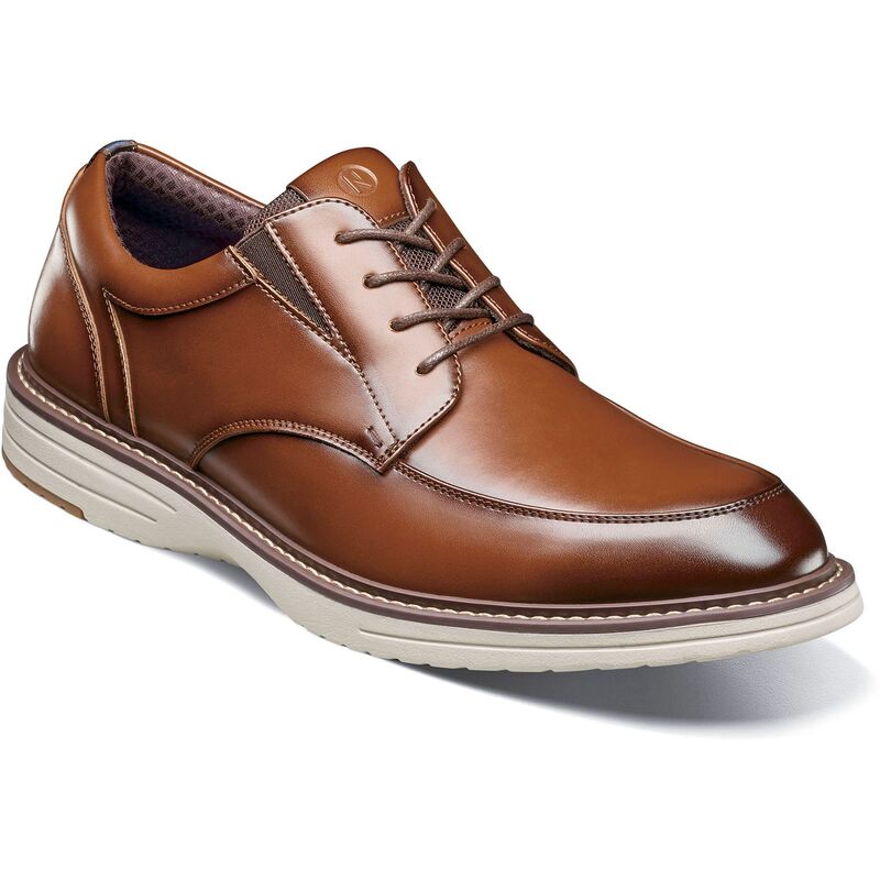ノンかん木 レディース シューズ オックスフォード スピード競技 Nunn Bush Gates Moc Toe Oxford Men\u0027s Lace-Up Shoes Cognac Multi マルチ色合い