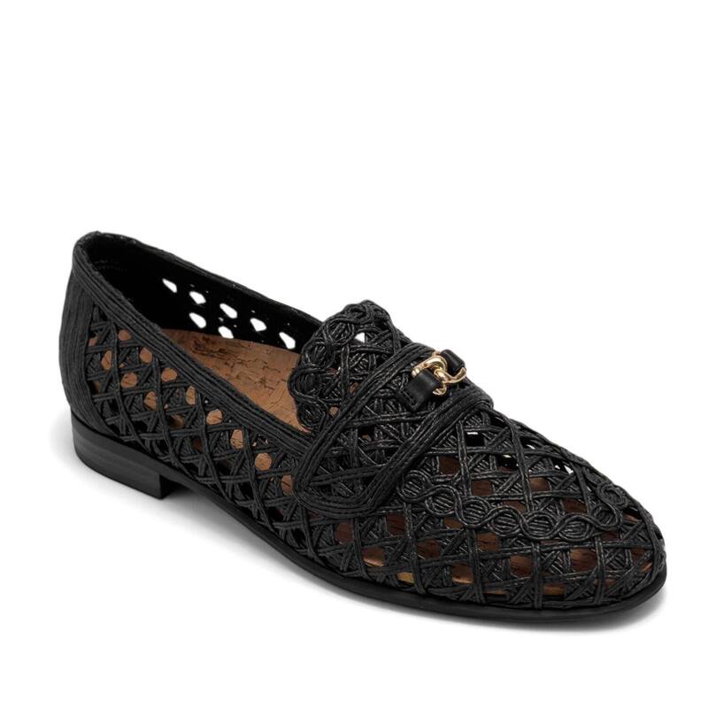 エアロソールズ レディース シューズ スリッポン・ローファー Aerosoles Worthed Women\u0027slip-On Loafers Black 黒いこと