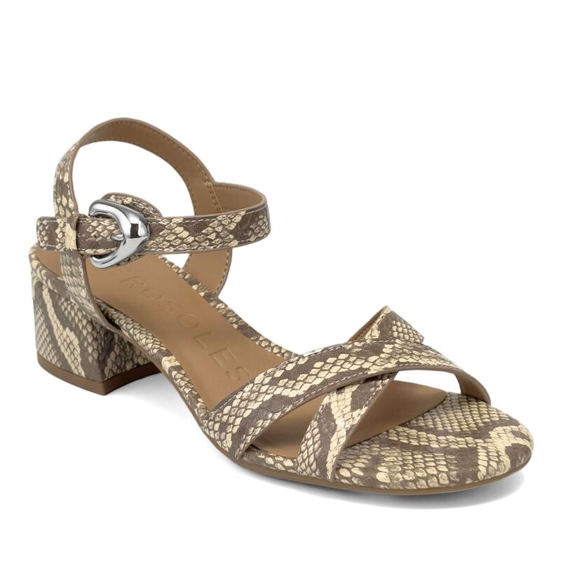 エアロソールズ レディース シューズ パンプス サンダル 踵 Aerosoles Cinzia Women\u0027s Block Heel Sandals With Buckle Accent Pale Yellow 黄み パンプス-レディース靴-靴
