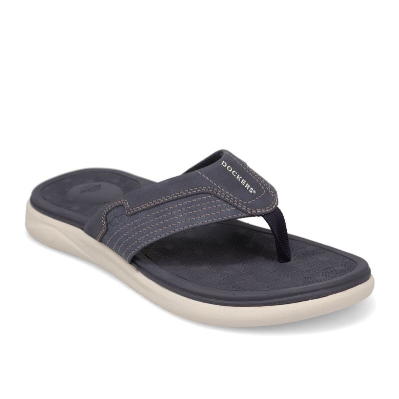 ドッカーズ レディース シューズ サンダル Dockers Cabana Men\u0027s Cushioned Flip Flop Sandals Blue 青み