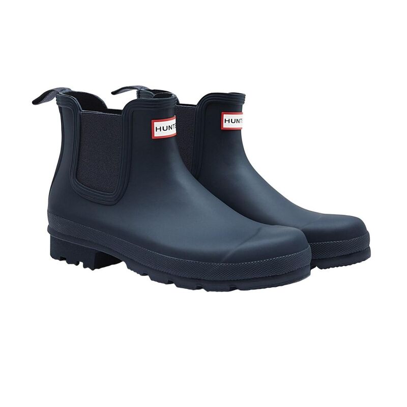 ハンター レディース シューズ ブーツ・レインブーツ チェルシーブーツ チェルシー Hunter Mens Original Chelsea Boots Navy ネイビー|ReVida 店
