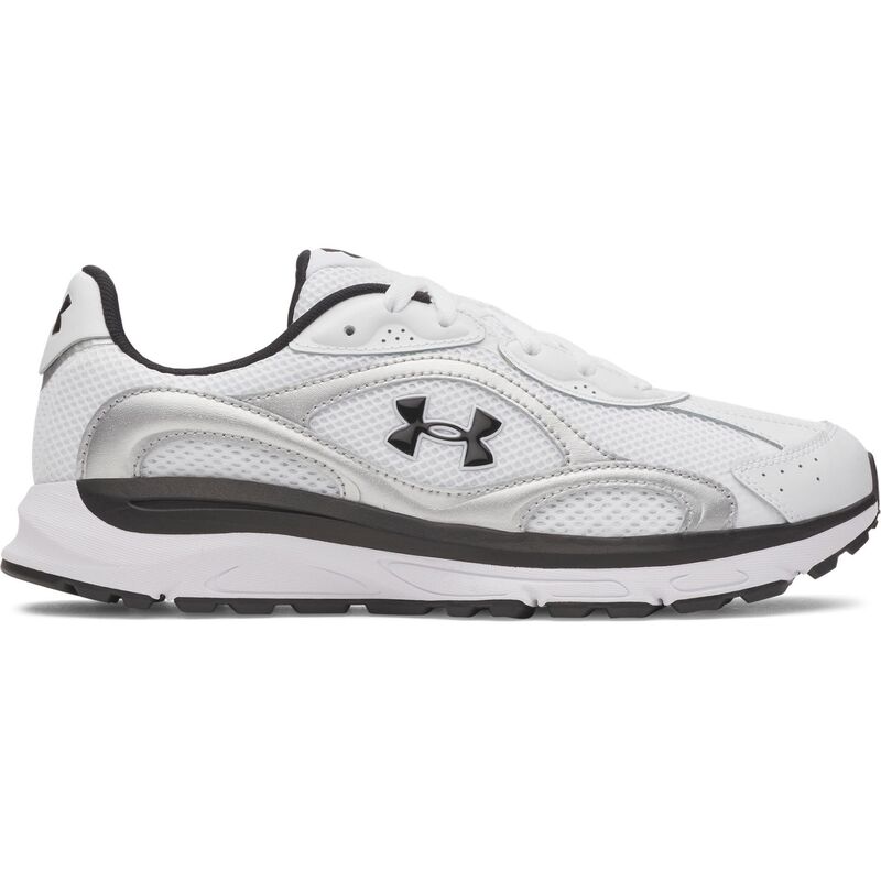 アンダーアーマー レディース シューズ スニーカー Under Armour Tech Runner Men's Running Shoes White Metallic Silver ホワイト