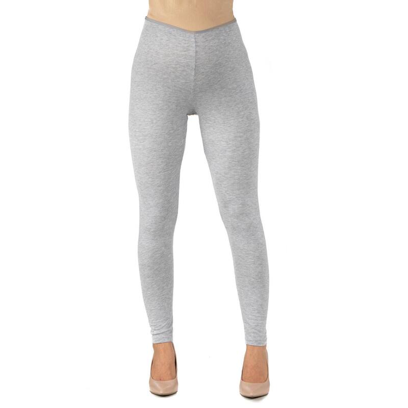 24 セブンコンフォート レディース ボトムス カジュアルパンツ アンクル レギンス マタニティ Maternity 24Seven Comfort Apparel Anklength Stretch Leggings Heather Grey グレー